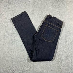 Spurr Jeans Mens Size 31 Straight Leg Fit Dark Blue Denim USA MADE #1418